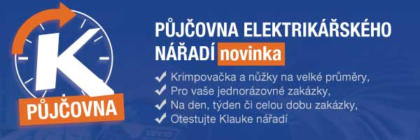 Půjčovna elektrikářského nářadí Klauke