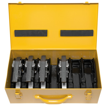 REMS - Kufr z ocelového plechu pro 6 standardních čelistí