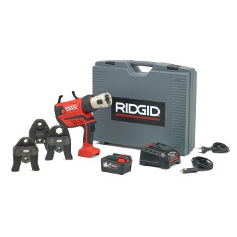 RIDGID lisovací kleště RP 350-B (AKU 18V) + 3x čelisti